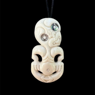 Small Bone Hei Tiki - Norm Clark - Sands Carving Studio