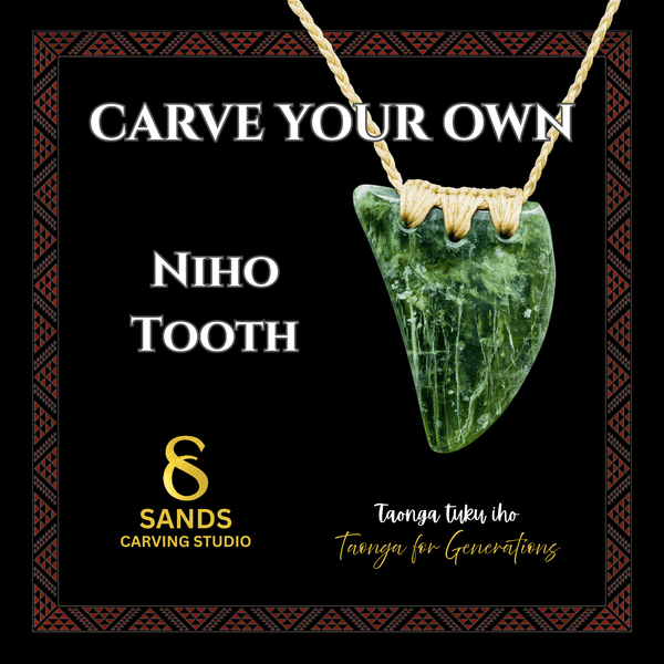 apprentice niho tooth by sands carving studio
