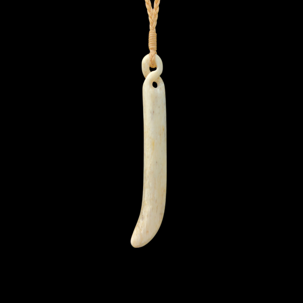 Kapeu Tohorā - Greenstone Kapeu Pendant (