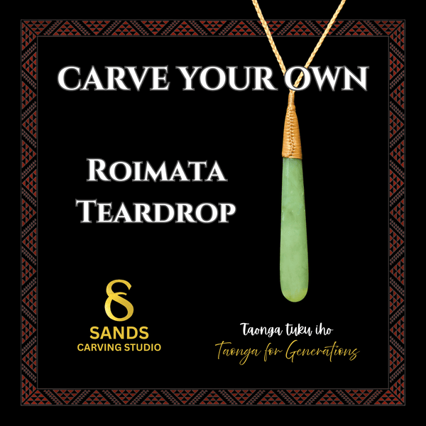 apprentice roimata teardrop by sands carving studio