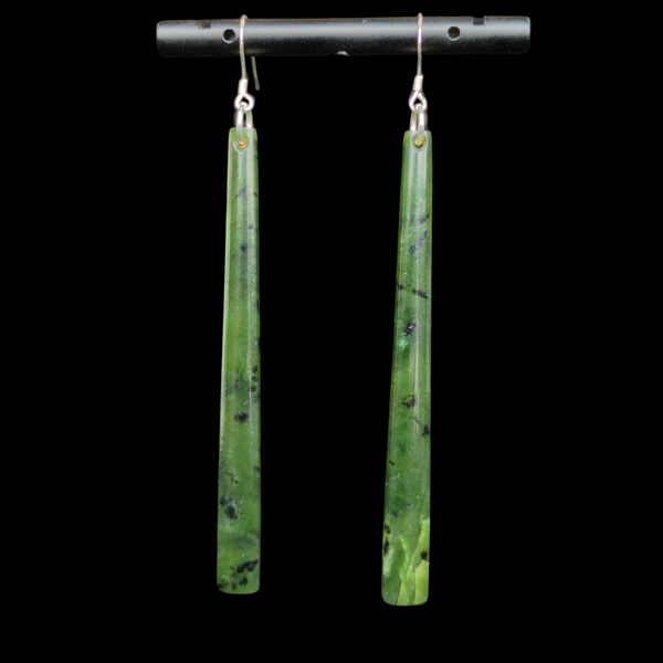 Mau Taringa Kahurangi- Pounamu Earrings