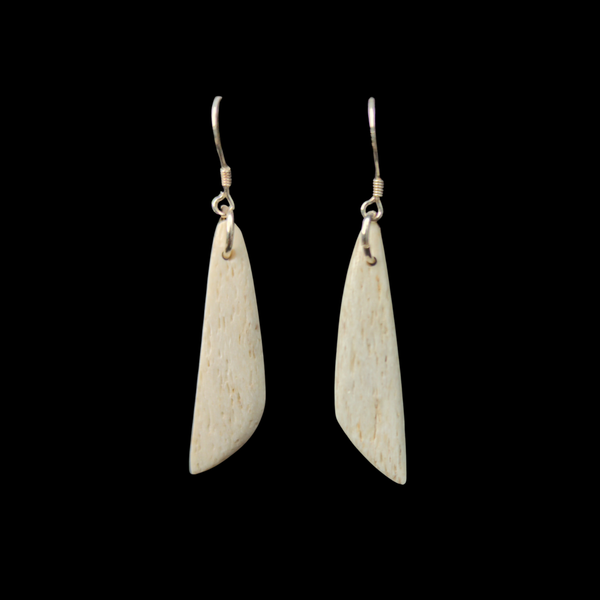 Whale Bone Mau Taringa - Drop Pendant Earrings