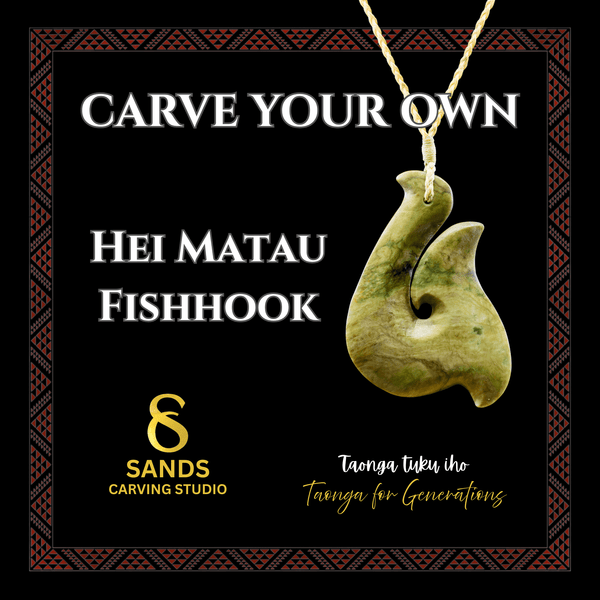 journeyman hei matau fishhook  by sands carving studio