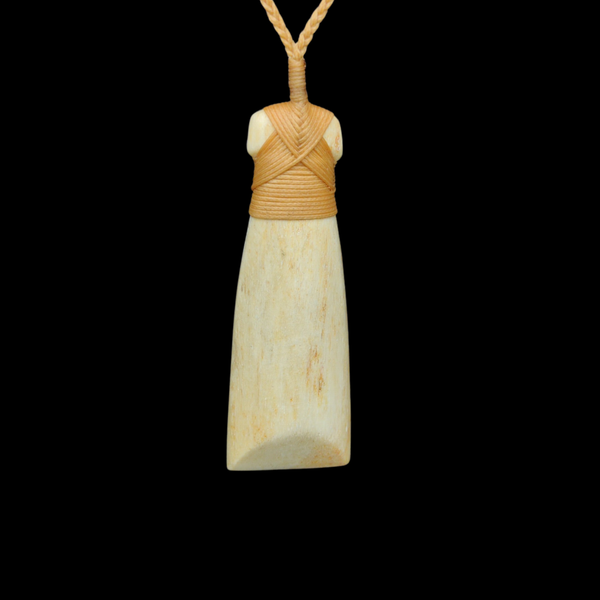 Hei Toki Parāoa - Whalebone Adze Pendant
