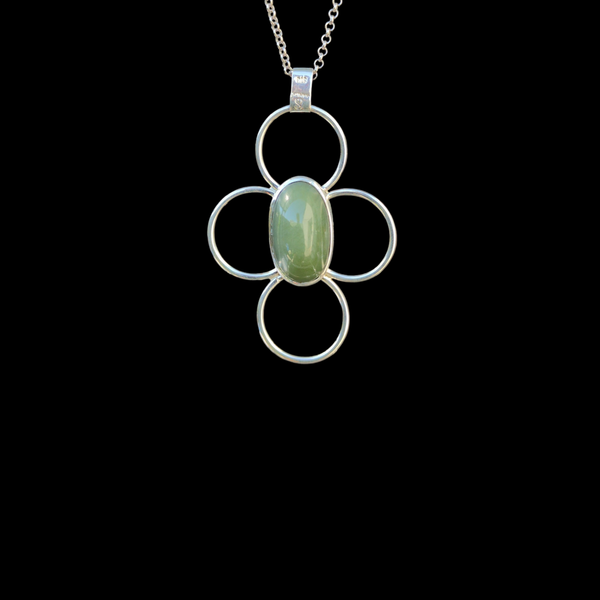 Inanga Pendant - Sterling Silver Necklace