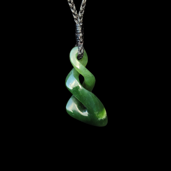 Pikorua Kahurangi - Greenstone Twist Pendant