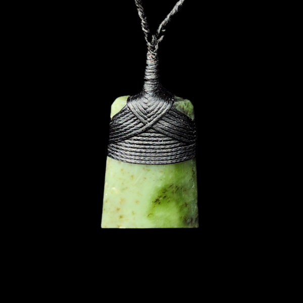 Hei Toki Inanga Kōkopu  - Greenstone Adze Pendant