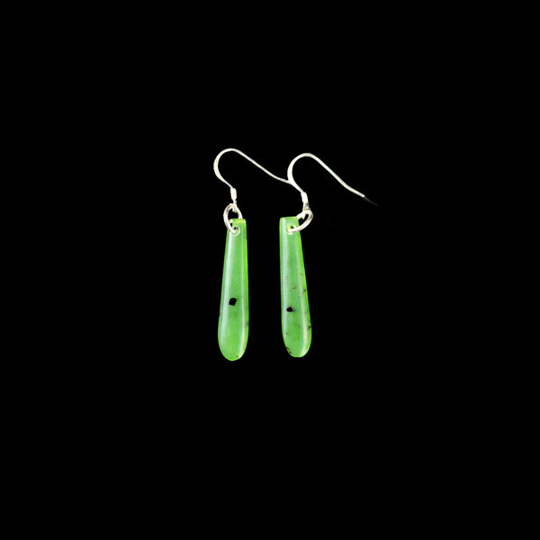 Mau Taringa Kahurangi - Pounamu Earrings