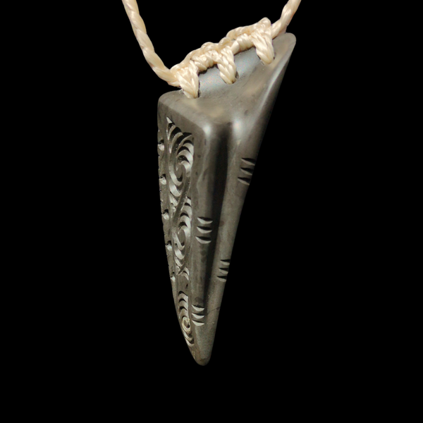 Rei Puta Okewa- Basalt Tooth Pendant
