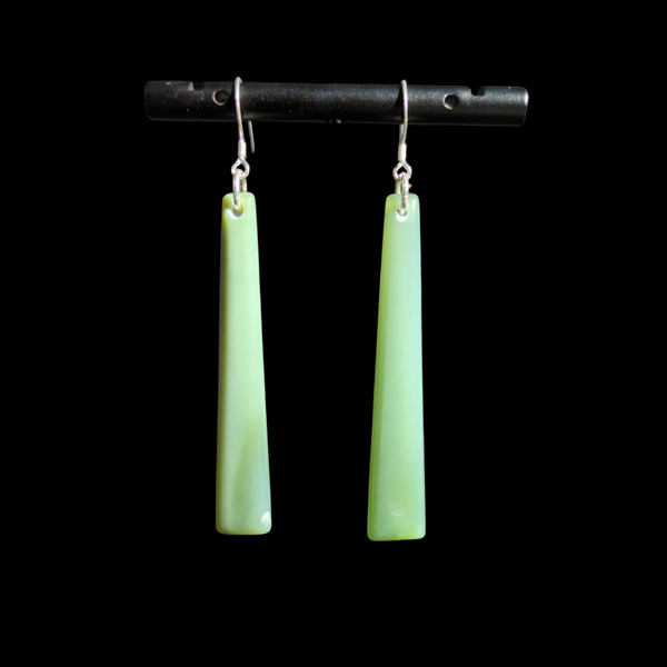Mau Taringa Inanga - Pounamu Earrings