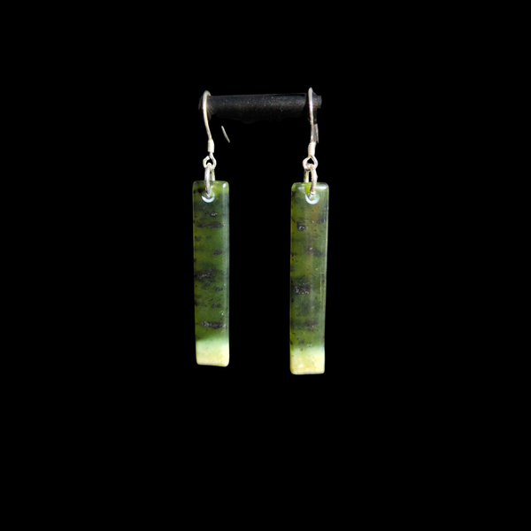 Mau Taringa Tangiwai - Pounamu Earrings