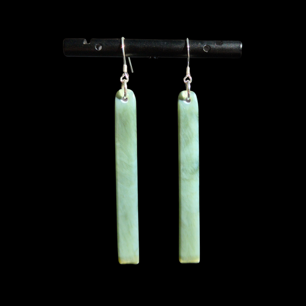 Mau Taringa Inanga - Pounamu Earrings