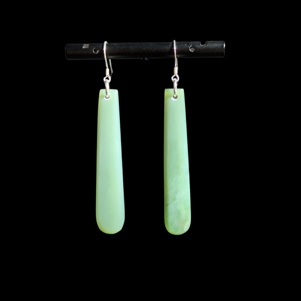 Mau Taringa Inanga - Pounamu Earrings