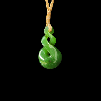 Pikorua Kahurangi - Greenstone Twist Pendant