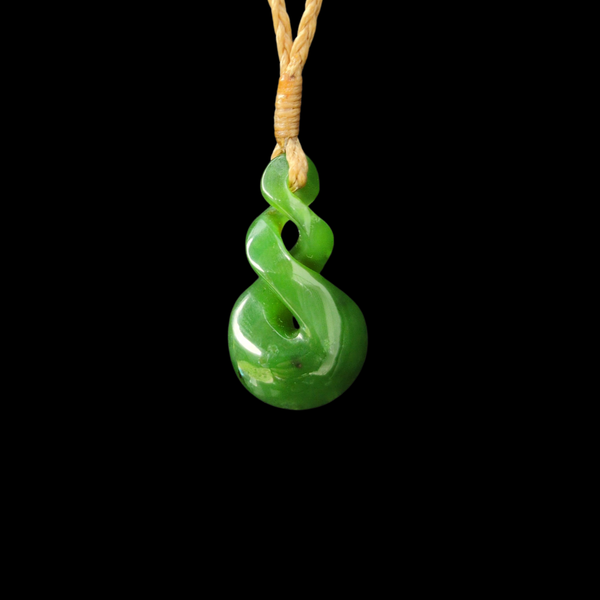 Pikorua Kahurangi - Greenstone Twist Pendant