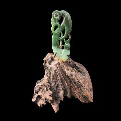 Manaia Pounamu Sculpture - Greenstone Sculpture
