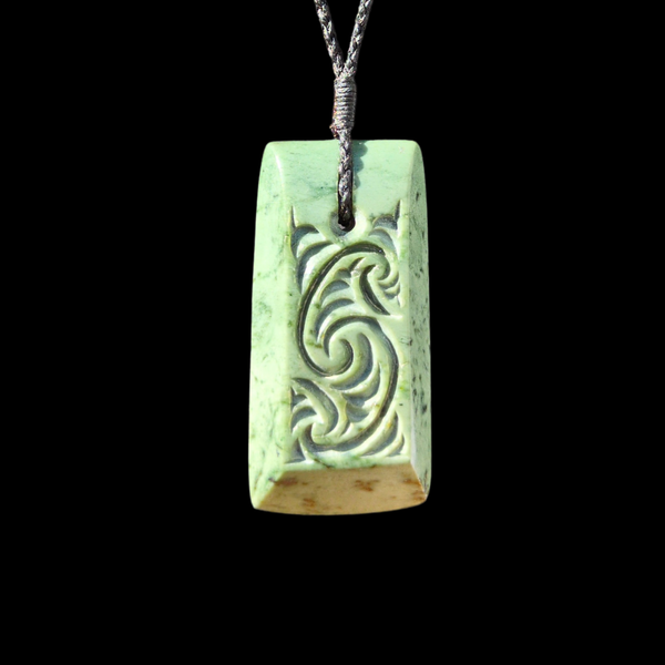 Hei Toki Kōkopu  - Greenstone Adze Pendant