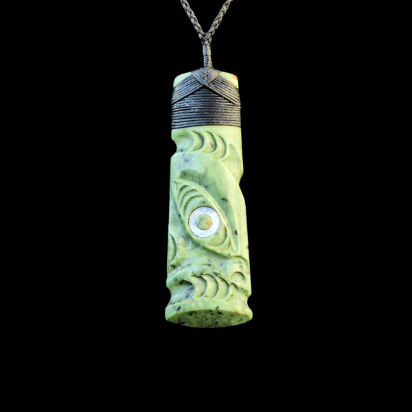 Hei Toki Kōkopu - Greenstone Adze Pendant