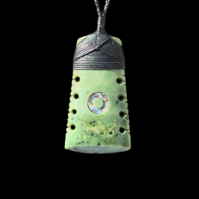 Hei Toki Kōkopu - Greenstone Adze Pendant