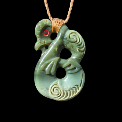 Manaia Inanga -Greenstone Guardian Pendant