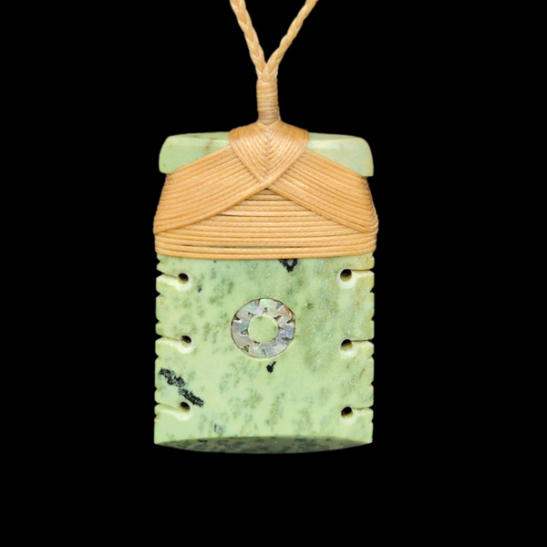 Hei Toki Kōkopu - Greenstone Adze Pendant