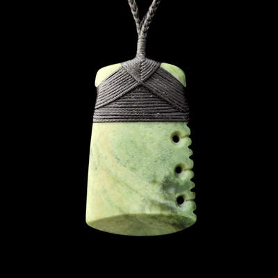 hei toki inanga greenstone adze pendant by sands