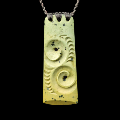 Hei Toki Kōkopu - Greenstone Adze Pendant