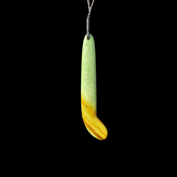 Kapeu Totoweka - Greenstone Kapeu Pendant