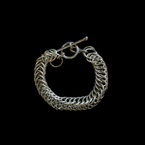 Sterling Silver Chain Link Bracelet - Sands Carving Studio