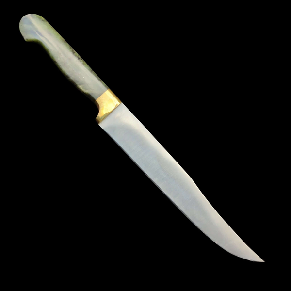 Svord Knife with Kawakawa Pounamu Handle - Sands Carving Studio