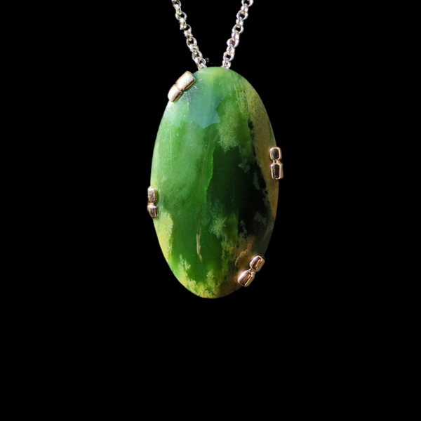 Marsden Raukaraka - Greenstone Pendant