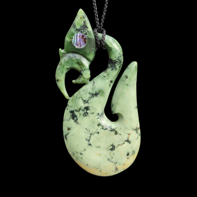 Manaia Raukaraka & Kahurangi - Greenstone Guardian Pendant