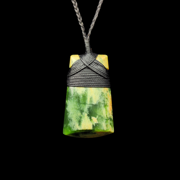 hei toki flower jade raukaraka greenstone adze pendant by sands