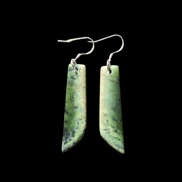 Mau Taringa Tangiwai - Pounamu Earrings