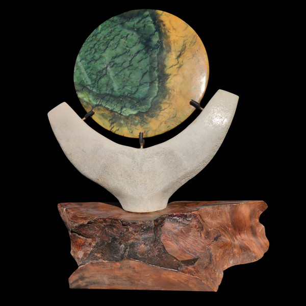 Porohita Raukaraka Sculpture - Greenstone Sculpture