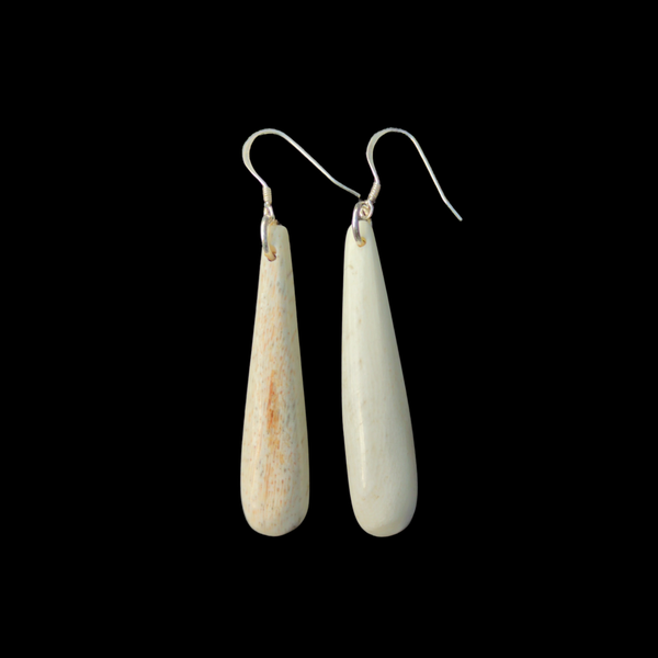 Whale Bone Mau Taringa - Drop Pendant Earrings