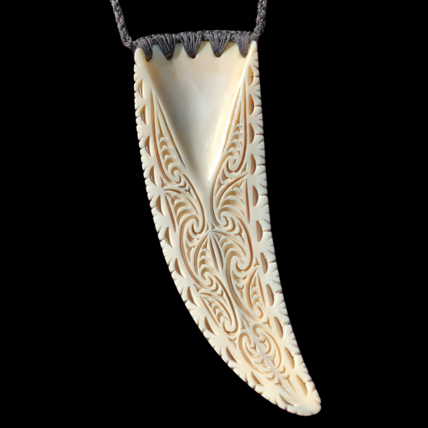Rei Puta Parāoa - Sperm Whale Tooth Pendant