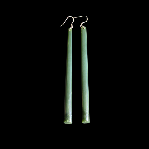 Mau Taringa Inanga - Pounamu Earrings