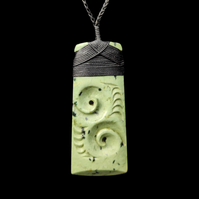 Hei Toki Kōkopu - Greenstone Adze Pendant