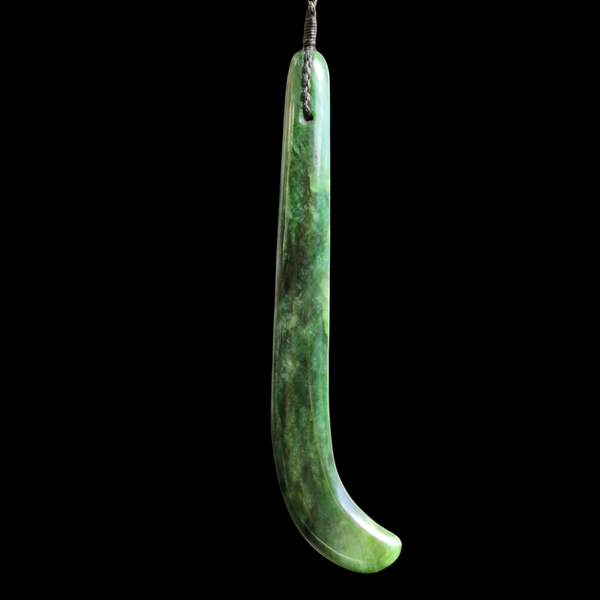Kapeu Kahurangi - Greenstone Kapeu Pendant
