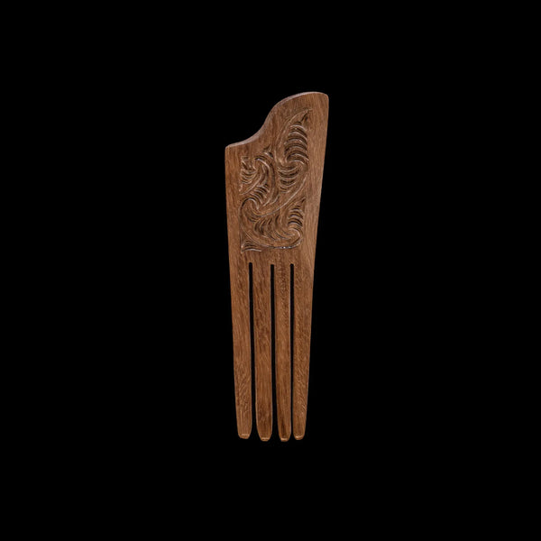Heru Maire - Black Maire Hair Ornament - Sands Carving Studio