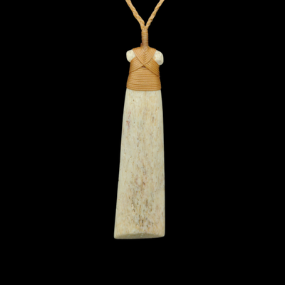 Hei Toki Parāoa - Whalebone Adze Pendant