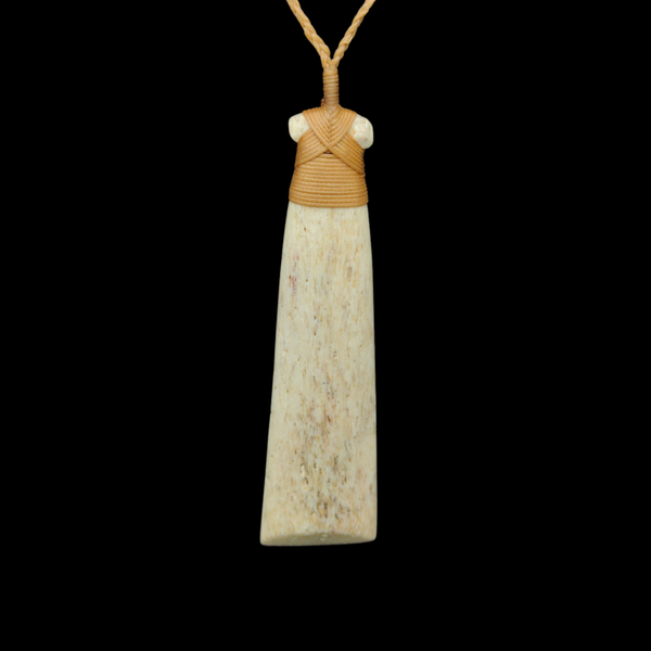 Hei Toki Parāoa - Whalebone Adze Pendant
